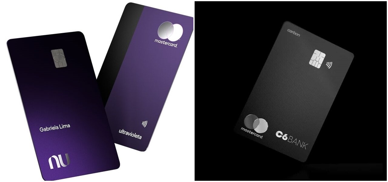 Nubank Ultravioleta e C6 Carbon. Qual o melhor cartão de crédito?