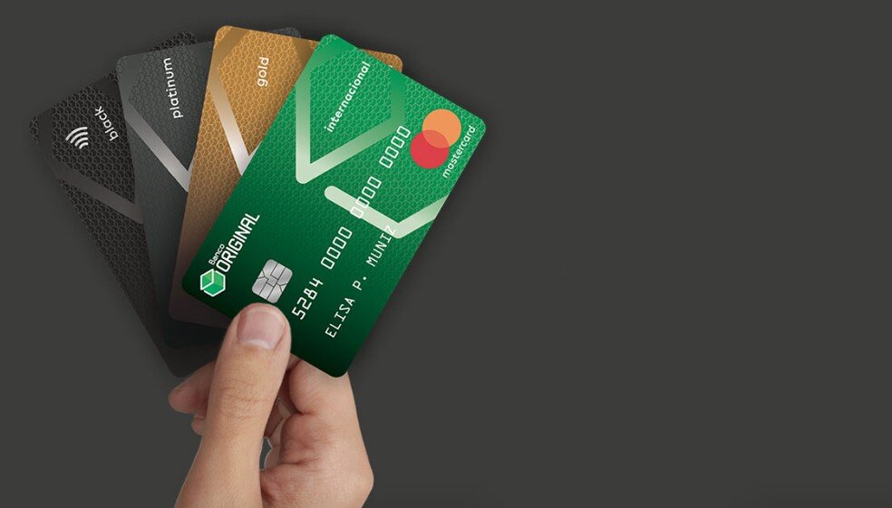 Banco Original oferece cartão de crédito sem anuidade na bandeira Mastercard