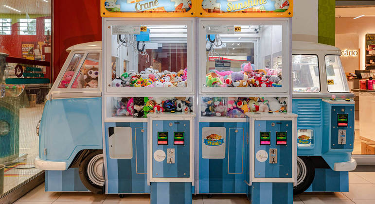 máquina de pegar ursos